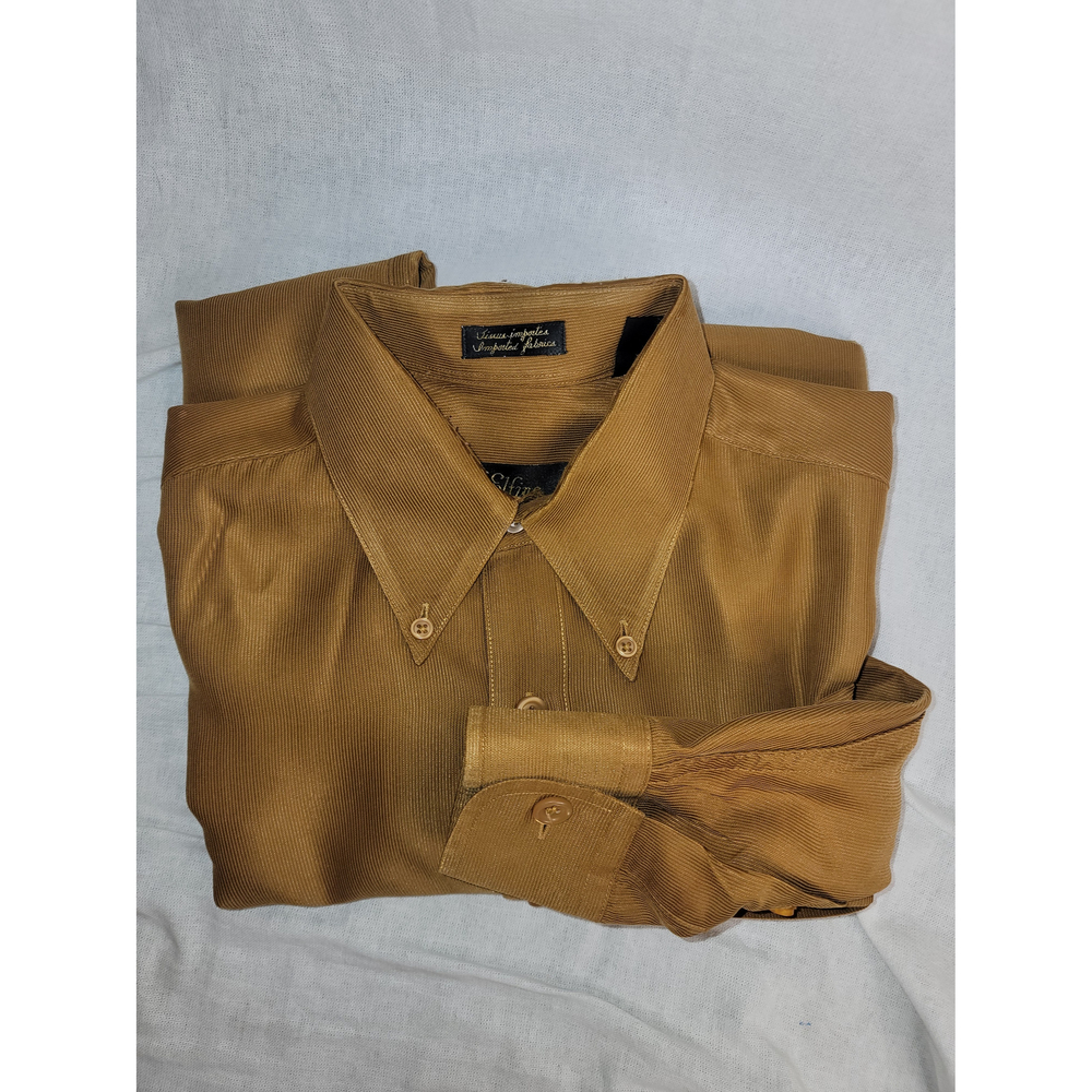 Rufi Cotton Striped Shirt L Golden